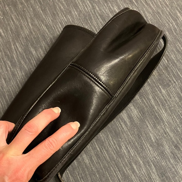 Coach Dark Brown Leather Shoulder Bag - Picture 7 of 8